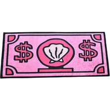 Kilim Antik Dekoratif Pembe Para Banknotu Tasarım Digital Baskı Makine Halısı 1806 - Yeni - Çok Renkli