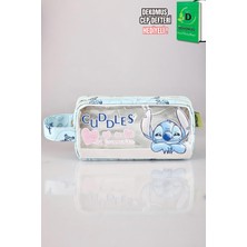 x Dekomus Lisanslı Stitch "cuddle Dream Collection" Kalem Çantası Dekomus Cep Defteri Hediyeli