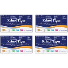 Krinol Tiger - Kuersetin, Resveratrol, Koenzim Q10, Safran, Lutein, Beta Karoten ve Rutin - 4 Kutu