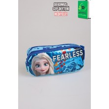 x Dekomus Fearless Collection Lisanslı Elsa Frozen Kalem Çantası Dekomus Cep Defteri Hediyeli