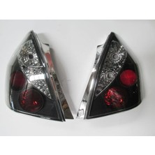 Oto101 Honda Jazz- 01/08; Modifiye Stop Lambası Sağ/sol Set 2 Parça Füme/siyah (Tyc)