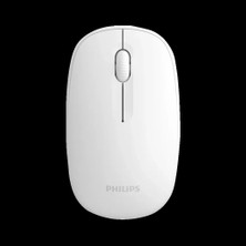 Philips Phılıps SPK7318W, Beyaz, USB Nano 2,4gh Kablosuz, 1600DPI, Optic, Sessiz Click, 3 Tuşlu, Mouse