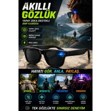 Marsilyan™- 8mp Kameralı Chatgpt Destekli Akıllı Gözlük Yapay Zeka Çeviri ve Ses Kayıt Özellikli