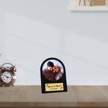 Hediye Vakti Kişiye Özel Fotoğraflı Ahşap Masa Üstü Çerçeve
