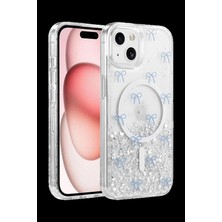 Marsilyan™- Onegif Apple Iphone 15 Misk Simli Magsafe Kapak - Desen 3