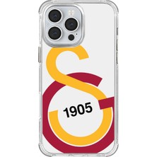 Lisanslı Galatasaray Iphone 16 Pro Büyük Logo Sarı Kırmızı Şeffaf Telefon Kılıfı "Dekomus Cep Defteri Hediyeli"