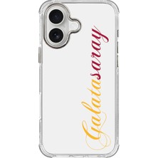 x Dekomus Lisanslı Galatasaray Iphone 16 El Yazılı Sarı Kırmızı Şeffaf Telefon Kılıfı "dekomus Cep Defteri Hediyeli"