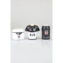 Lisanslı Beşiktaş 3'lü Kalemtraş Seti Silgili Forma Tasarımlı Kalemtraş, Airpods Kalemtraş Ve Coke Silgili Kalemtraş
