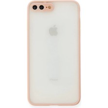 Apple iPhone 7 Plus Kılıf Montreal Silikon Kapak - Pembe