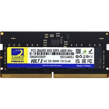 TeknoKapsül Twinmos TMD58GB4800S40, 8gb, Ddr5, 4800MHZ, CL40, 1.1V Notebook Ram