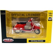 Marsilyan™- 1/18 Weber 1976 200 Rally Model Motosiklet