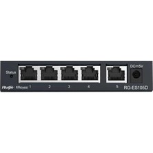 TeknoKapsül Ruıjıe Reyee 5 Port RG-ES105D 10/100 Yönetilemez Çelik Kasa Switch