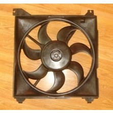 Oto101 Hyundaı Santa Fe- 01/05; Radyatör Fan Davlumbazı Komple (2.0crdı/2.4 16V/2.7 V6) (7 Kanat) (Tyg)