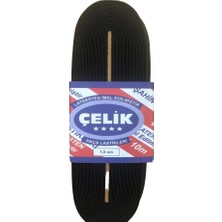 10 M 1.5 cm Siyah Paça Lastiği