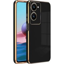 Vivo Y18 Kılıf Volet Silikon - Siyah