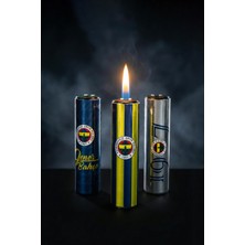 dekomus Lisanslı Fenerbahçe Metal Kılıf Taşlı Çakmak ve Cep Defteri Hediyeli Tekli Ürün