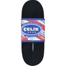 10 M 4 cm Siyah Paça Lastiği