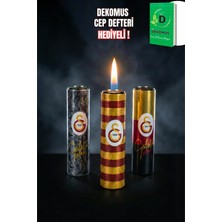 LİSANSLI GALATASARAY "TEKLİ" METAL KILIF TAŞLI ÇAKMAK