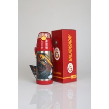 LİSANSLI GALATASARAY LEON ASKILI ÇELİK MATARA 500 ML