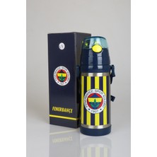 LİSANSLI FENERBAHÇE SARI LACİVERT ÇELİK MATARA 500 ML "DEKOMUS CEP DEFTERİ HEDİYELİ"