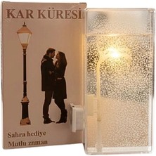 Kar Küresi Pvc Dekor Lamba