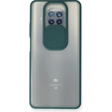 Mey Ithalat® Mi 10T Lite Kılıf Palm Buzlu Kamera Sürgülü Silikon - Yeşil