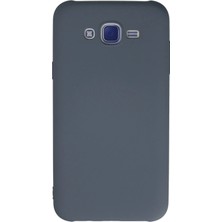 Mey Ithalat® Samsung Galaxy J7 Kılıf Nano Içi Kadife Silikon - Gri