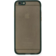 Mey Ithalat® iPhone 6 Kılıf Montreal Silikon Kapak - Yeşil