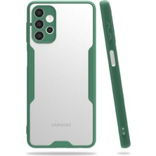 Mey Ithalat® Samsung Galaxy A72 Kılıf Platin Silikon - Yeşil