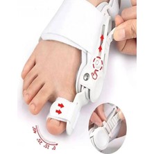 Marsilyan™- Ayarlanabilir Ayak Baş Parmak Kemik Düzeltici – Halluks Valgus (Bunyon) Aparatı, Gece Gündüz Kullanıma Uygun Ayak Düzeltme Ateli