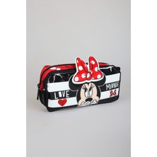 DEKOMUS CEP DEFTERİ İLE YENİ SEZON LİSANSLI MINNIE MOUSE KALEM ÇANTASI DUE ICONIC FOREVER