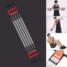 Marsilyan™- Göğüs Genişletme ve Kuvvet Egzersiz Aleti – 5 Yaylı 5 Kademeli Ayarlanabilir Fitness ve Kuvvet Antrenmanı Ekipmanı