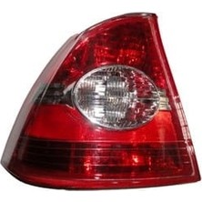 Oto101 Ford Focus- Sd- 05/07; Modifiye Stop Lambası Sol Ortası Yuvarlak Beyaz/nikelajlı Gıha Tipi (Fame