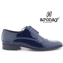 Aronay %100 Hakiki Deri Bağcıklı Jurdan Kösele Erkek Klasik Ayakkabı