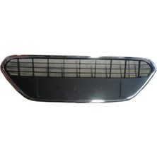 Oto101 Ford Focus- Sd/hb- 08/11; Ön Tampon Panjuru Siyah (Plakalık Plastiği) (Nikelaj Kaplamalı) (Tw)