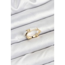 Inure Jewelry Pirinç Gold Renk Kemik Model Kadın Yüzük