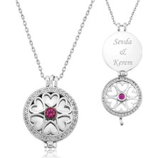 Inure Jewelry ​Gümüş Gizli Aşk Kolye