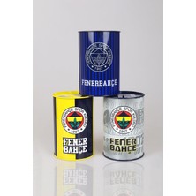 LİSANSLI TEKLİ BÜYÜK BOY FENERBAHÇE METAL KUMBARA "DEKOMUS CEP DEFTERİ HEDİYELİ"