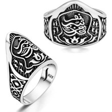 Inure Jewelry ​gümüş Nali Şerif Başparmak Erkek Yüzük