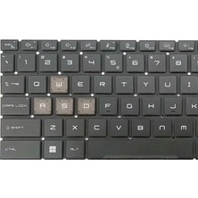 Retro Msı Cyborg 15 A12VE-216XTR Klavye Wasd Mavi Işıklı