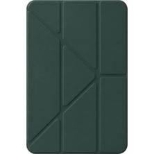Marsilyan™- Apple Ipad 2025 10.9 10.nesil (A16) Mera Kalemlikli Tablet Kılıfı - Koyu Yeşil