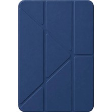 Marsilyan™- Apple Ipad Air 11 (2026) Mera Kalemlikli Tablet Kılıfı - Lacivert