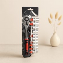 Ulu İthalat Krom Vanadyum 1/2" 12 Parça Lokma Seti (8-24 Mm)