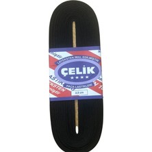 Ulu İthalat 10 M 2.5 cm Siyah Paça Lastiği