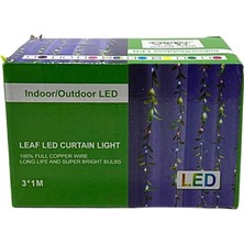 Ulu İthalat 3x1 Yeşil Kutulu Sarmaşık Perde LED