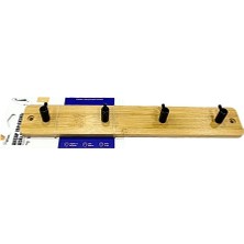 Ulu İthalat Ahşap 4'li Askı