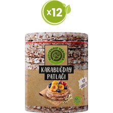 Glutensiz Fabrika Karabuğday Patlağı Sade 88 g x 12 Paket (Glütensiz & Vegan)