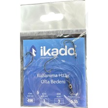 İkado 3 Iğneli Hırsızlı Hazır Takım - 496 Serisi Bn Paket Adetli