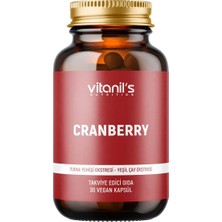 Vitanil's Nutrition Cranberry 30 Kapsül - (Yeşil Çay Ekstresi - İnülin)