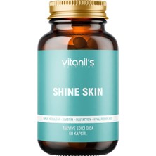Shine Skin (Marine Kolajen, Elastin, Glutatyon, Hyaluronik Asit, Üzüm Çekirdeği) 60 Kapsül